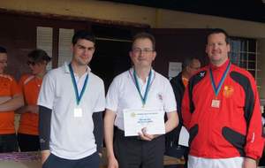 Pascal Meyer est champion du Calvados en tir FITA, séniors arcs classique