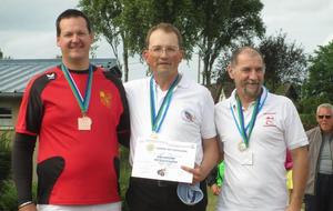 Pascal Meyer est champion du Calvados 2015 en tir fédéral, séniors arc classique