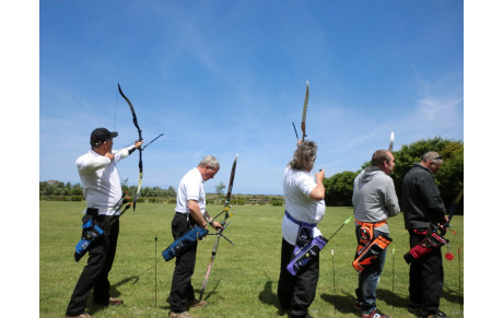Tir au drapeau mai 2015 à Courseulles sur mer