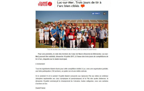 Ouest France du 14 juillet