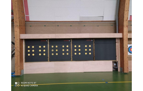 nouveau mur de tir à Luc