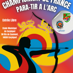 Championnat de France Para TAE TIR A L’ARC à Carpiquet les 27 et 28 juin 2026
